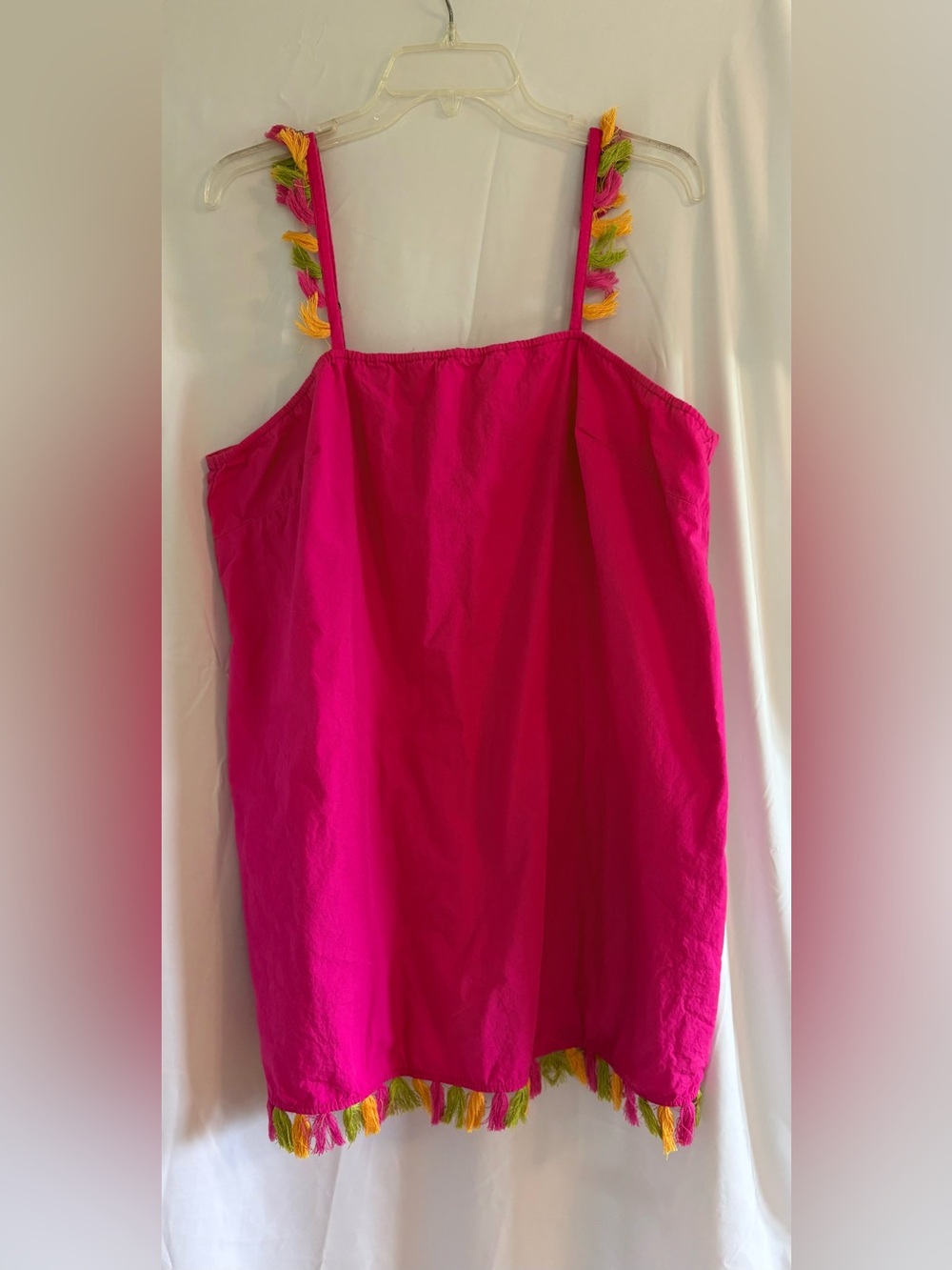 Anthropologie Hot Pink Sleeveless Dress